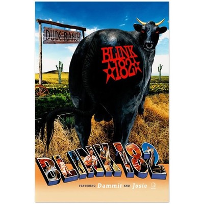 Blink 182 Dude Ranch Album Cover Rock Band Poster