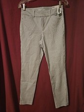 Old Navy Pixie Pants Blue Striped High Rise Secret Slim Pockets Size 2 NWT
