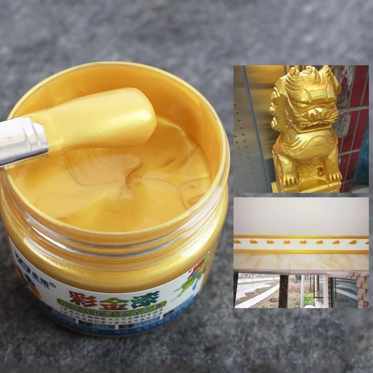 Gold Paint Metal Wood Paint Water Based Paint On Any Surface
