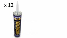 12 Quality High End NuFlex446 Acoustical  Vapor Barrier Sealant Adhesive Black