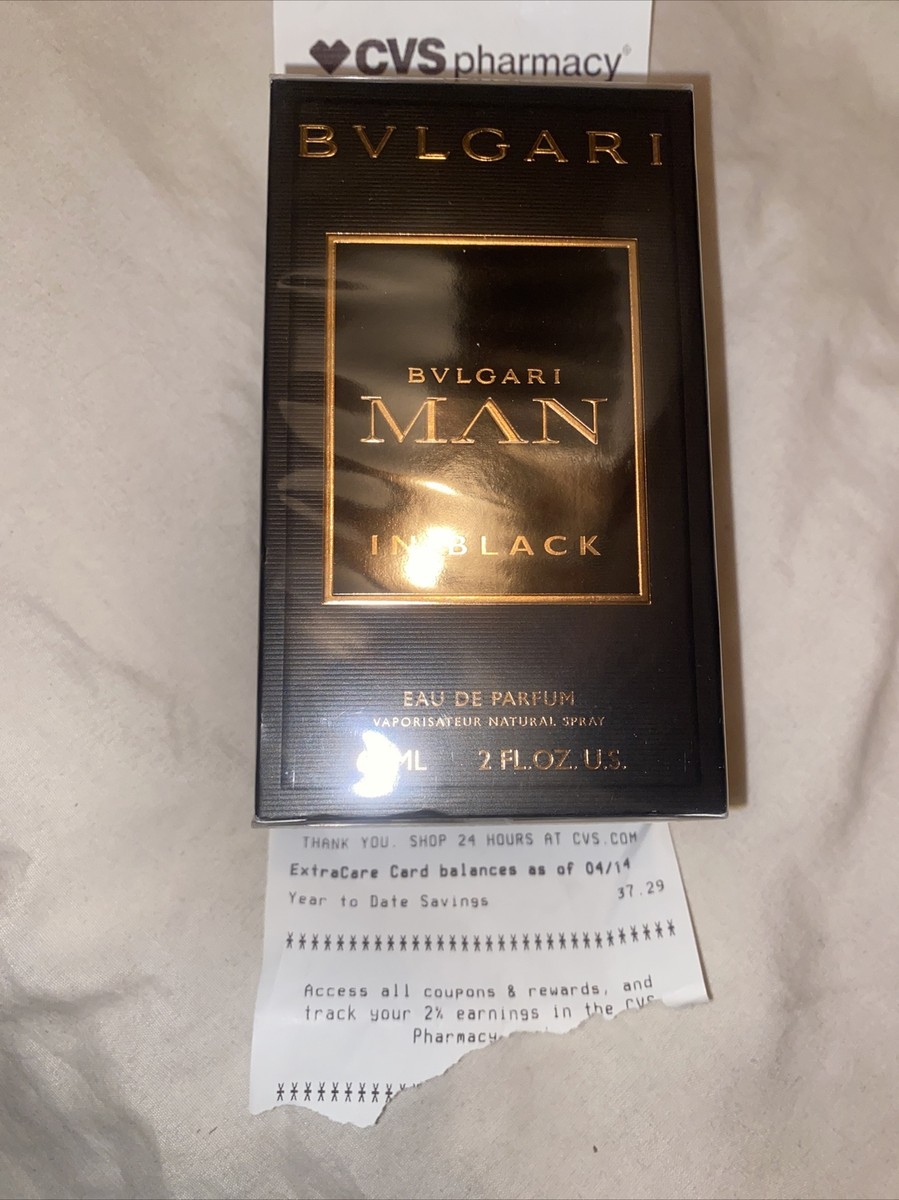 BVLGARI MAN IN BLACK 2.0 OZ/ 60 ML EAU DE PARFUM SPRAY FOR