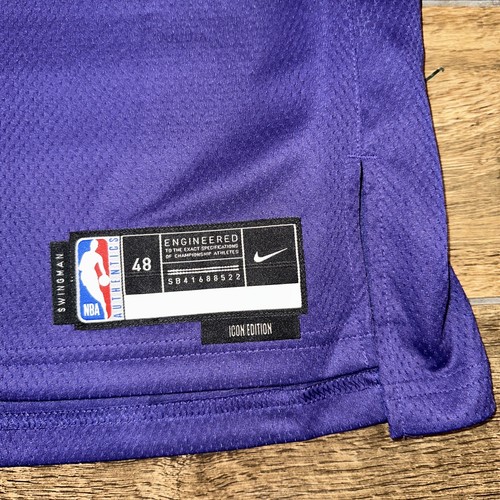 NEW LG 48 Nike Devin Booker Phoenix Suns Icon Edition Swingman Jersey FB1811-566 - Picture 3 of 7