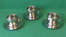 SET VINTAGE 3 TAZZINE + PIATTINI DA CAFFÈ LA TERMICA JOLLY RIVADOSSI. VV2