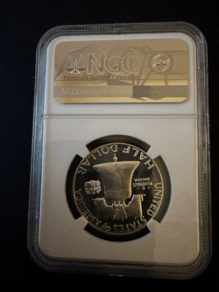 Franklin 1956 TYPE 2 Pf69 CAMEO - Image 2 of 2