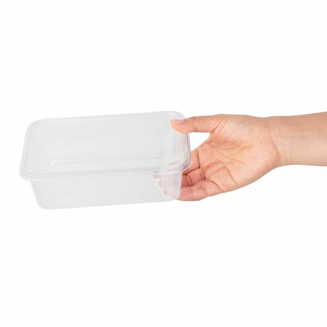 Pack of 250 Fiesta Medium Plastic Microwave Container Takeaway  