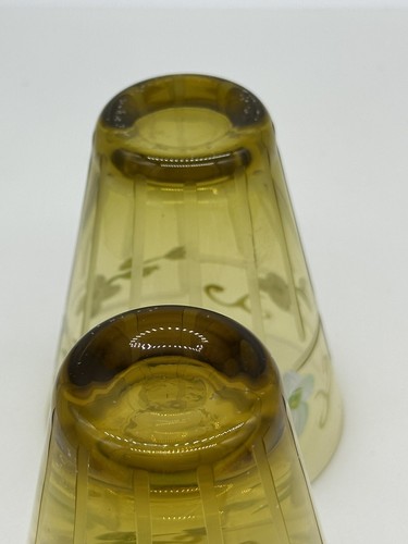 Juego de 2 vasos ámbar corte joya Tracy Porter - Imagen 5 de 8