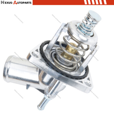 ALUMINUM Water Pump Thermostat with Housing FOR 2014-2020 Cadillac Chevrolet GMC