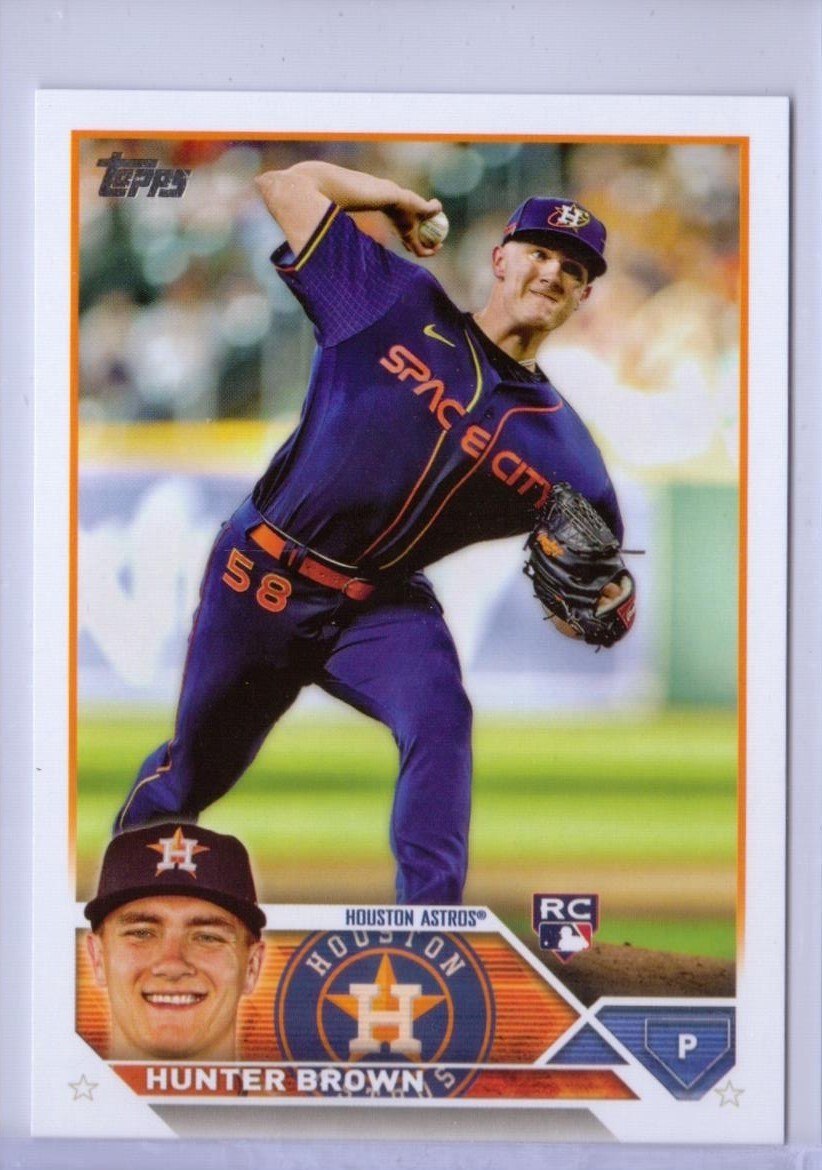2023 Topps #111 Hunter Brown RC - Houston Astros