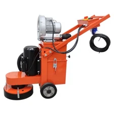 Hand-push Cement Ground Grinder Polishing Machine with Vacuum Fan 220V