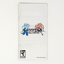 Dissidia Final Fantasy PSP French Manual No Game 