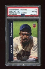 NEWT ALLEN 2020 DREAMS FULFILLED NEGRO LEAGUE LEGENDS #19 - PSA 8 NM-MT
