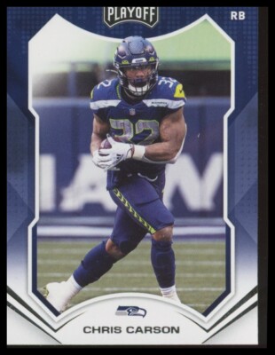 2021 Panini Playoff #198 Chris Carson Seattle Seahawks