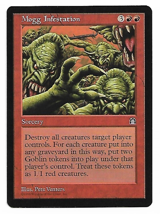 Magic the Gathering ~ MTG ~ 1x Mogg Infestation ~ Stronghold  ~ M/NM