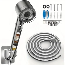 RV Shower Head Handheld Water Saving Shower with 60''Hose for Camper, Van, Boat