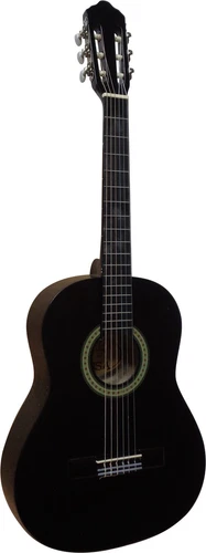SCHNÄPPCHEN - LERNINSTRUMENT 3/4 KONZERTGITARRE - SCHWARZ MATT - GITARRE JUGEND