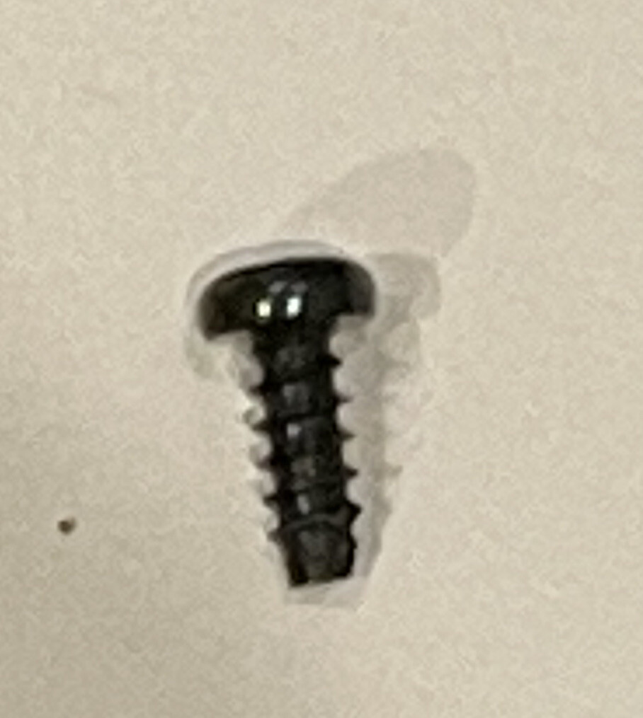 Technics Screw XTN3+8BFZ For SL-1200, SL-1210 Steel Tapping Screw