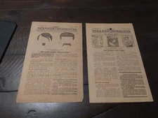 2 Anti German WWII Leaflet Newspapers Hitler & Stalin Together