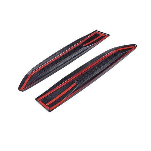 For Jaguar XF/XFL/F-Pace 2016-2020 Side Fender Vent Trim ABS Black 2PCS - Picture 6 of 6