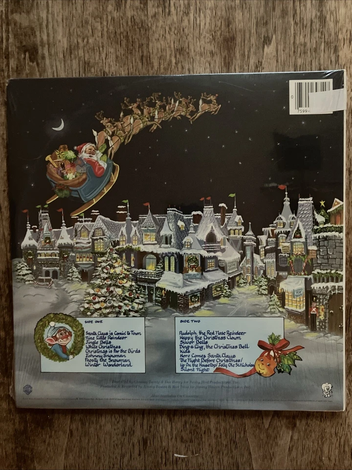 1983 SEALED NEW - CONWAY TWITTY Merry Twismas 12” Vinyl LP Gatefold Christmas - Image 2 of 2