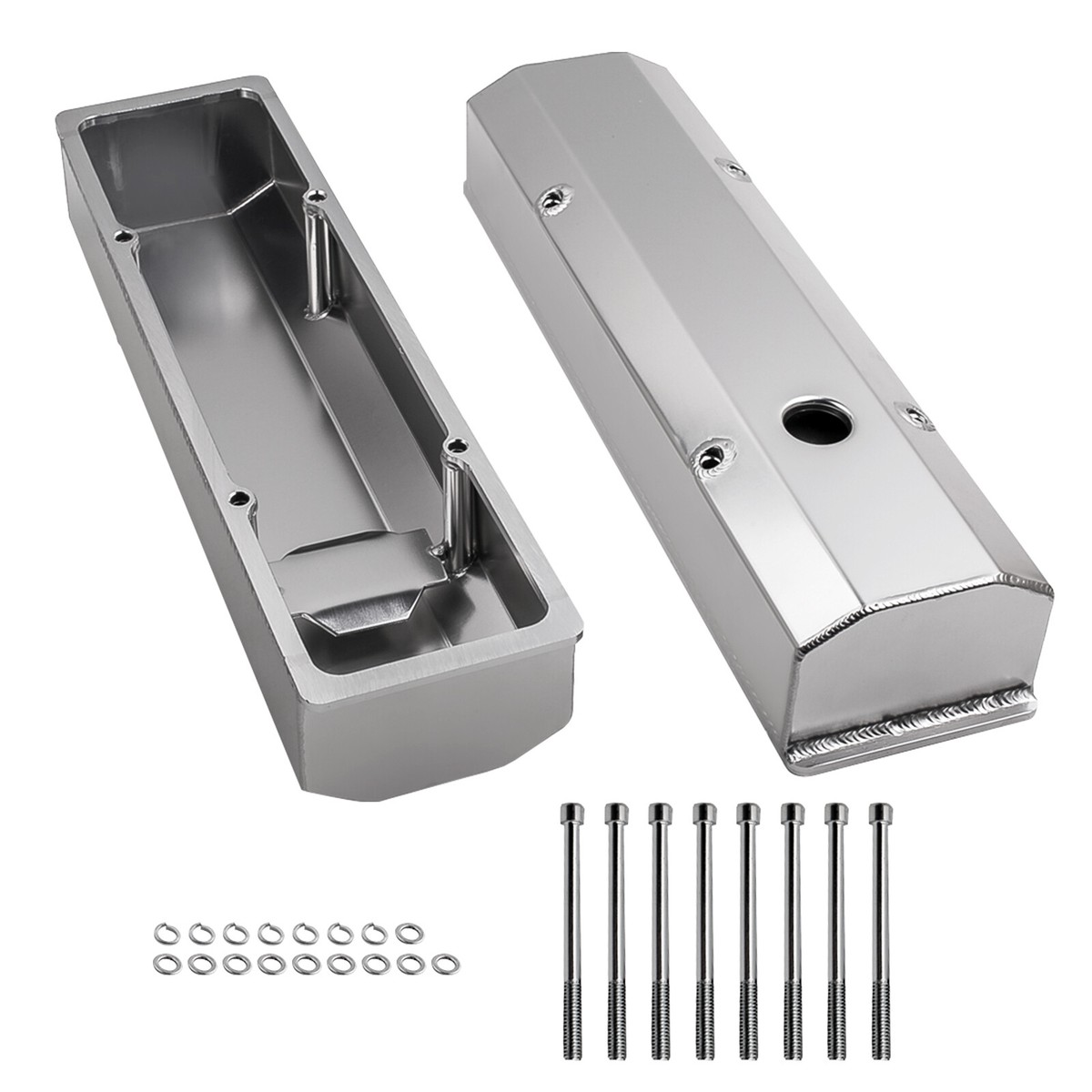 Fabricated Aluminum Tall Valve Covers Racing for Ford small Block
