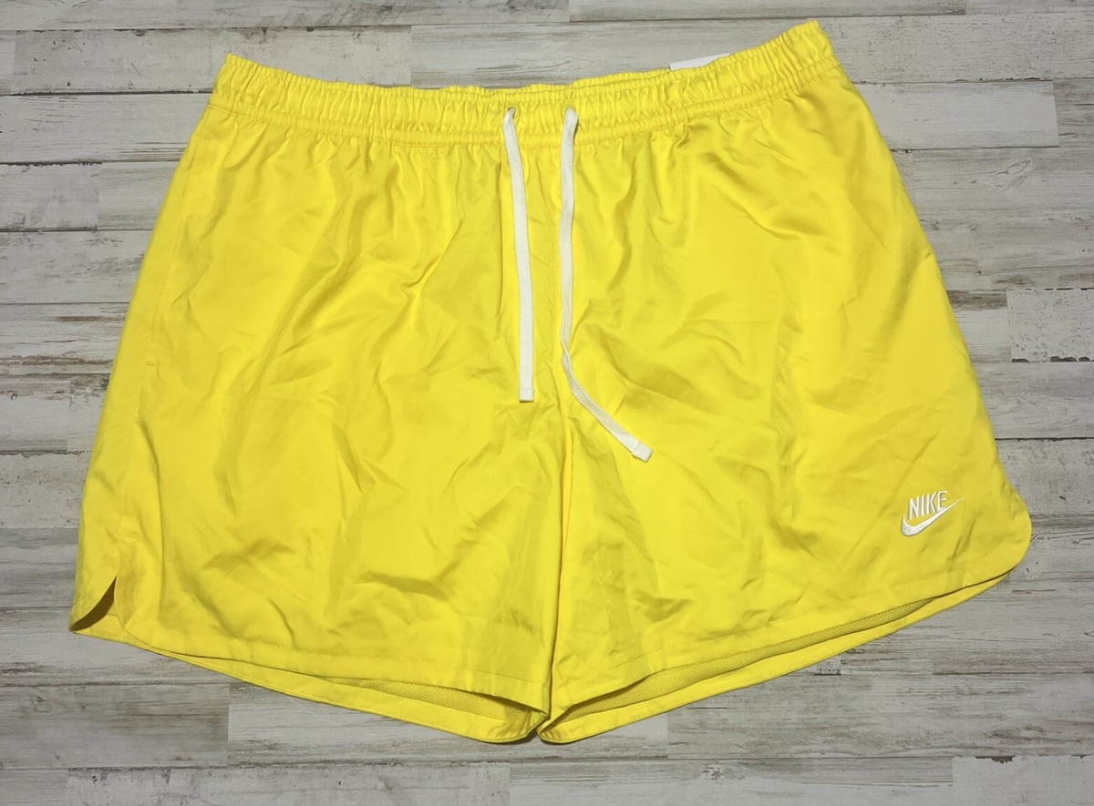 nike yellow shorts men