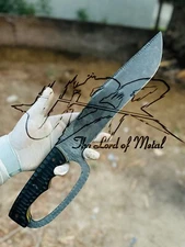 UBR CUSTOM HANDMADE HIGH CARBON STEEL HUNTING BOWIE KNIFE WITH MICARTA HANDLE