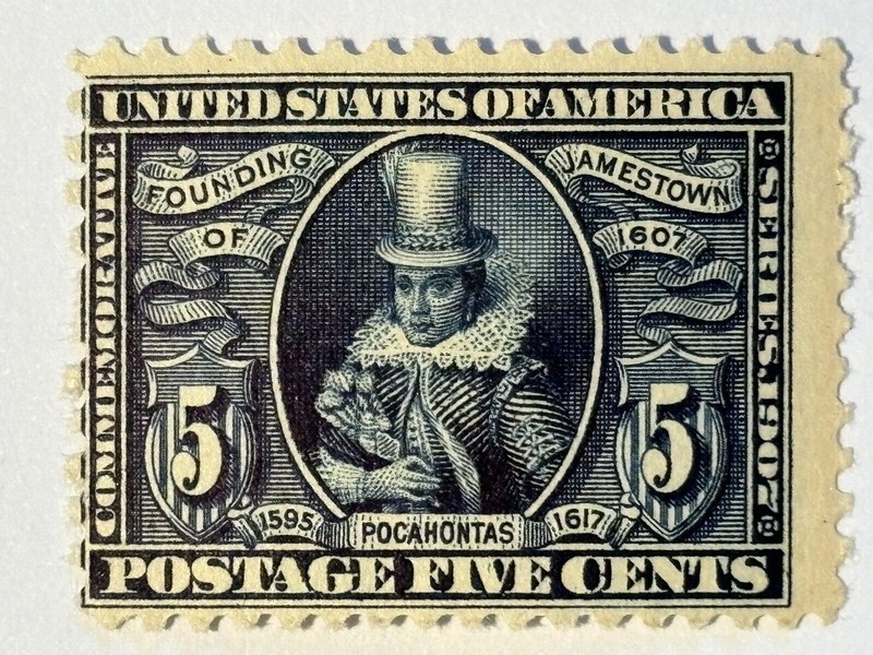 US STAMP SCOTT #330 1907 MNH OG SEE IMAGES! 