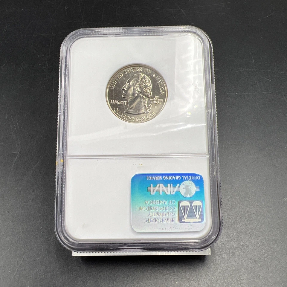 2001 P North Carolina State Statehood Quarter Coin MS67 NGC #005 W Holder - Image 2 of 4