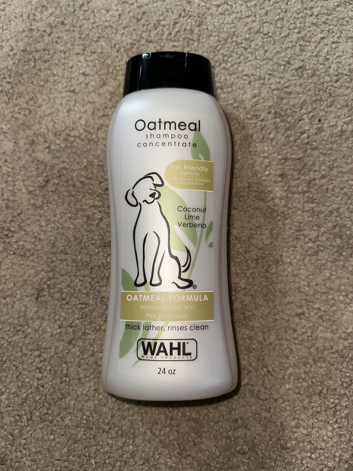 Wahl Dry Skin Plus Itch Relief Pet Dog Shampoo Oatmeal Formula Coconut