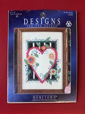 Heart  Flowers Counted Cross Stitch Kit Designs for the Needle Hometown 5120    