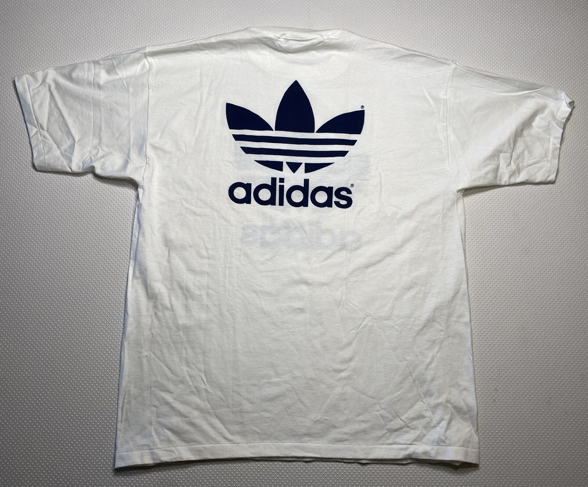 80s ”adidas “USA“XL“後染“long“boro”t-shirt 80s ”adidas “USA“XL“後染“long“boro”t-shirt