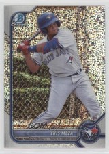 2022 Bowman Draft Chrome Sparkle Refractor Luis Meza #BDC-89 08y1