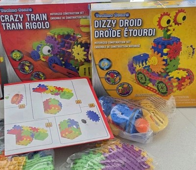 Neu Techno Gears Crazy Train und Dizzy Droid Bauset 2er Pack Sehr guter Zustand 