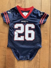 New England Patriots Football Jersey Infant 12 Months #26 Michel NFL New!