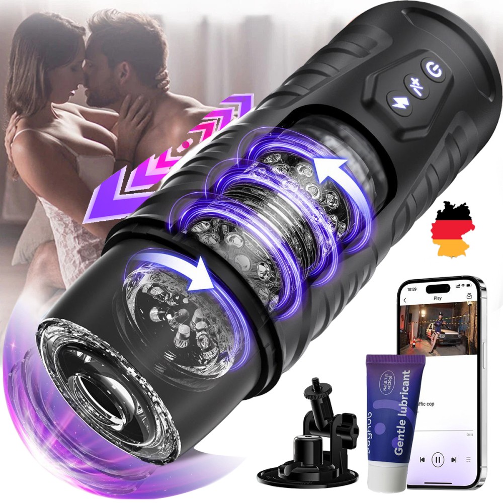Herren Elektrischer Masturbators Cup Mit  7 ModiVibrationsmodi Masturbation NEU