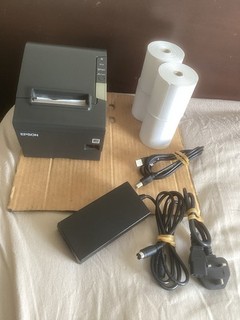 Epson TM T88V M244A Series Receipt Printer Serial/USB I/F w PSU Grey