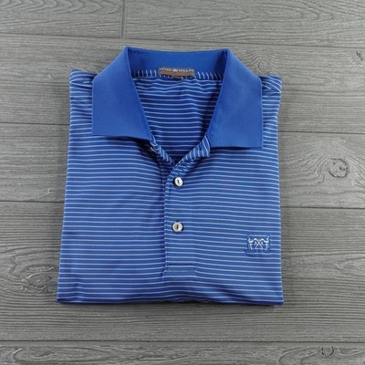 Peter Millar Summer Comfort Polo Shirt National Golf Links of America NGLA Large