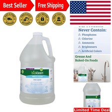 Eco-Friendly Free  Clear Dish Soap - Non-Toxic Plant-Based Cleaner 24 oz