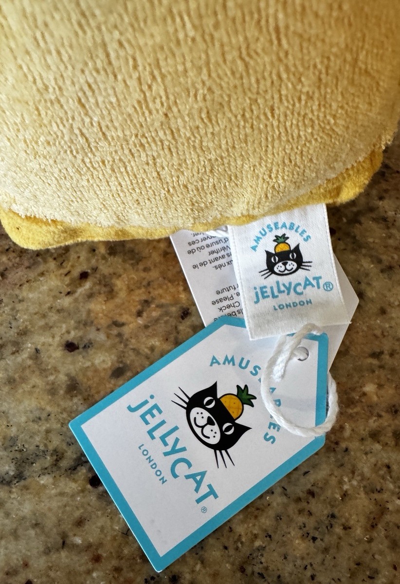 Jellycat Amuseables Parmesan Cheese A2PARM With Tags US Seller for