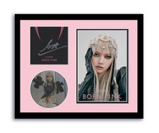 Blackpink Lisa Autographed Signed 11x14 Custom Framed CD Photo Born Pink ACOA
