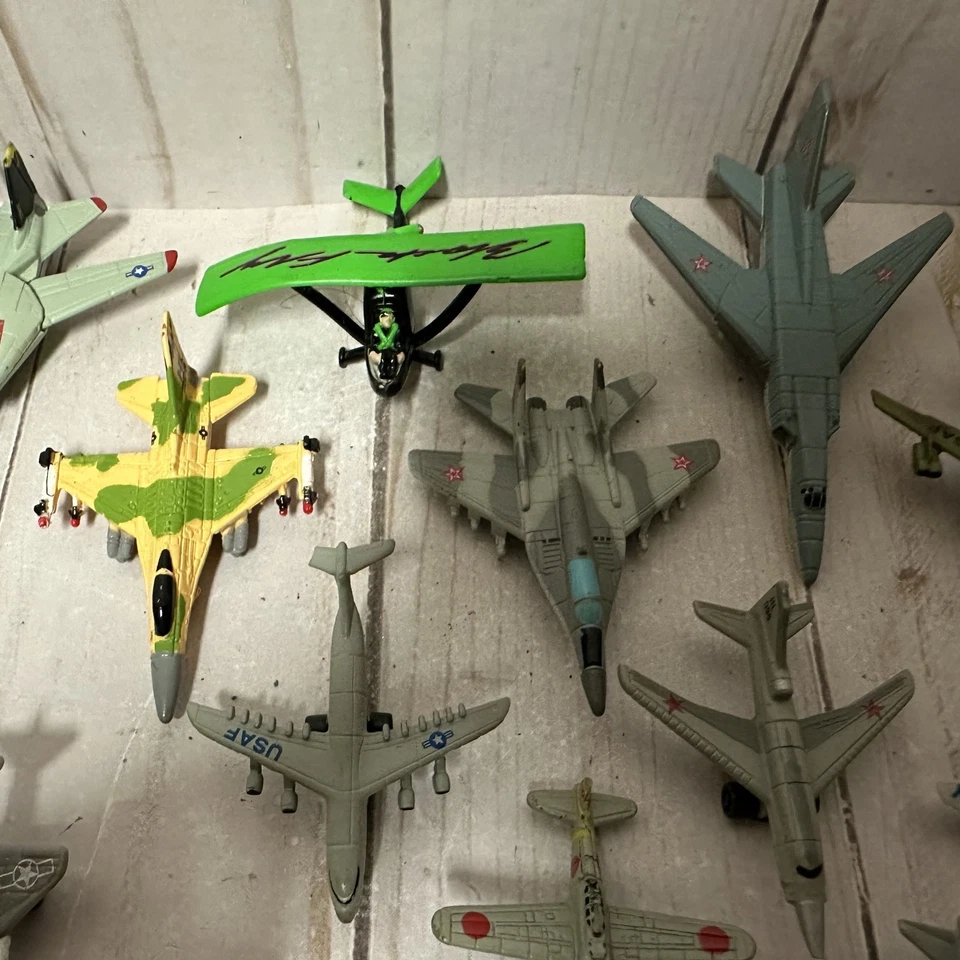 Vintage Micro Machines Military Airplane Huge Lot of 35 Jets Aircrafts - Image 3 of 4