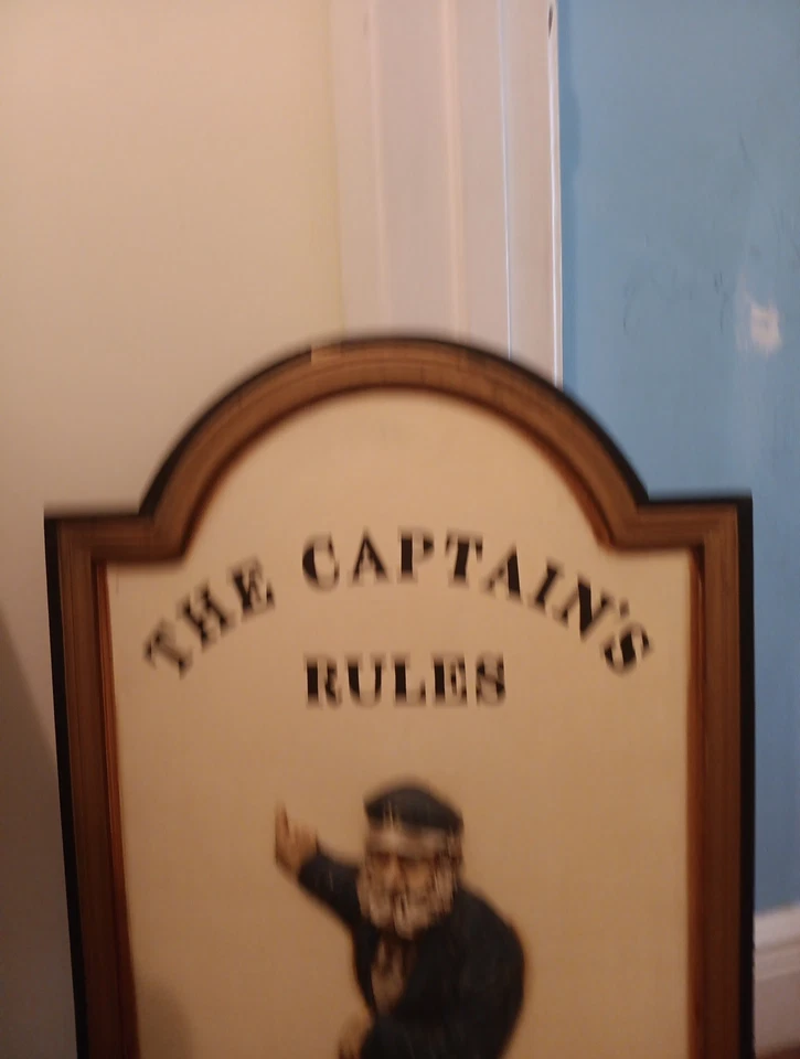 The Captian's Rules Artwork Wall Hanging - Image 4 of 4