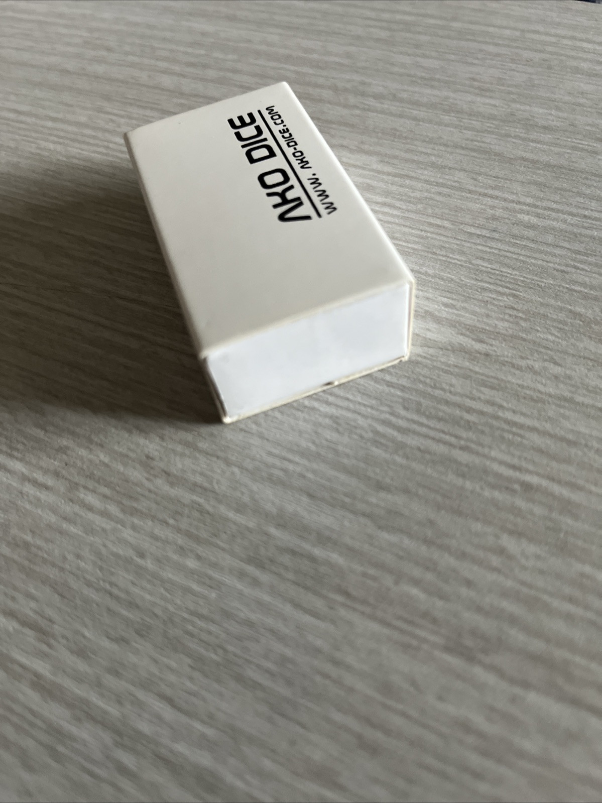 AKO DICE II - Aluminum D6 - Solid, heavy, 16mm RARE, unused Kickstarter