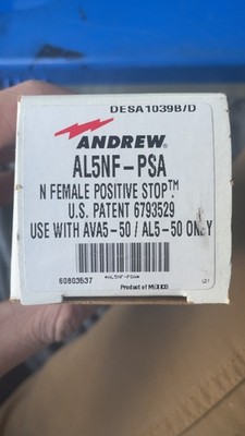 Andrew-N Female Positive Stop Connector AL5NF-PSA