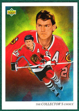 Steve Larmer - 1992-93 Upper Deck #4 - Chicago Blackhawks The Collector's Choice
