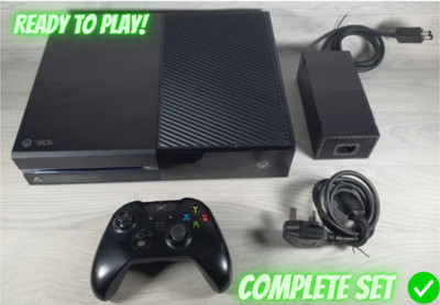 Microsoft Xbox One Spielekonsole Original Schwarz Komplettset Spielbereit 500GB