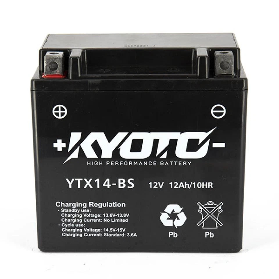 Batterie SLA Kyoto pour Moto Husqvarna 610 SM 2000 à 2008 YTX14-BS / 12V 12Ah - Photo 3/3