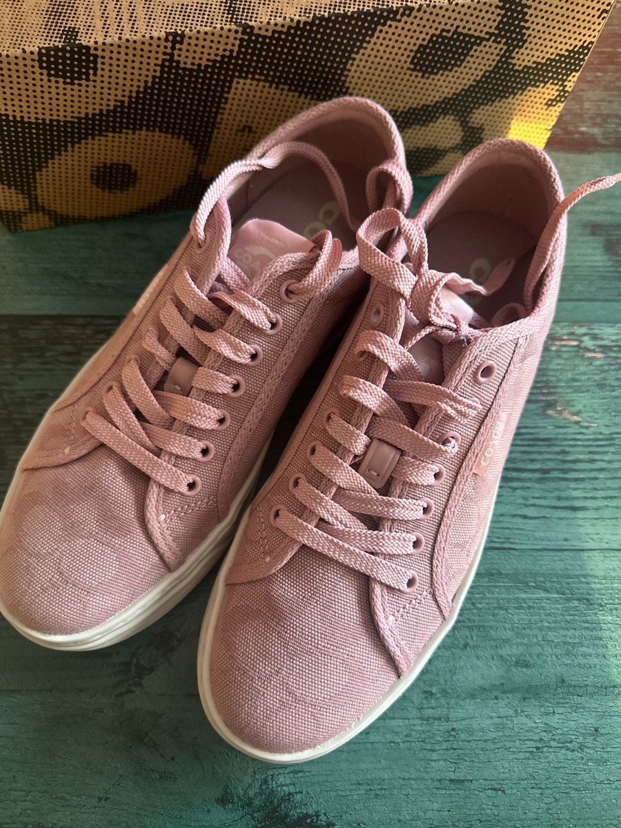 NEW Coach Woman Canvas Sneaker In Signature Denim CARNATION CAS55