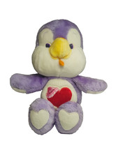 VTG Care Bear Cousins 80's Cozy Heart Penguin 13" Plush By Kenner 1984