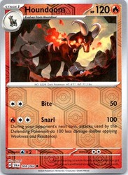 Houndoom 008/064 Common Shrouded Fable Reverse Holo